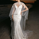 Свадебное платье рыбка в светоотражающей ткани фото
