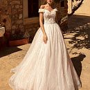 Сверкающее свадебное платье принцесса фото