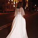 Свадебное платье принцесса с кейпом фото