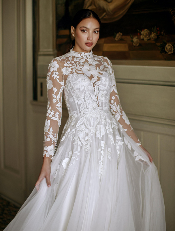 Свадебные платья для венчания купить в Москве в салоне Nicole