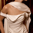 Стильный лаконичный свадебный комплект фото