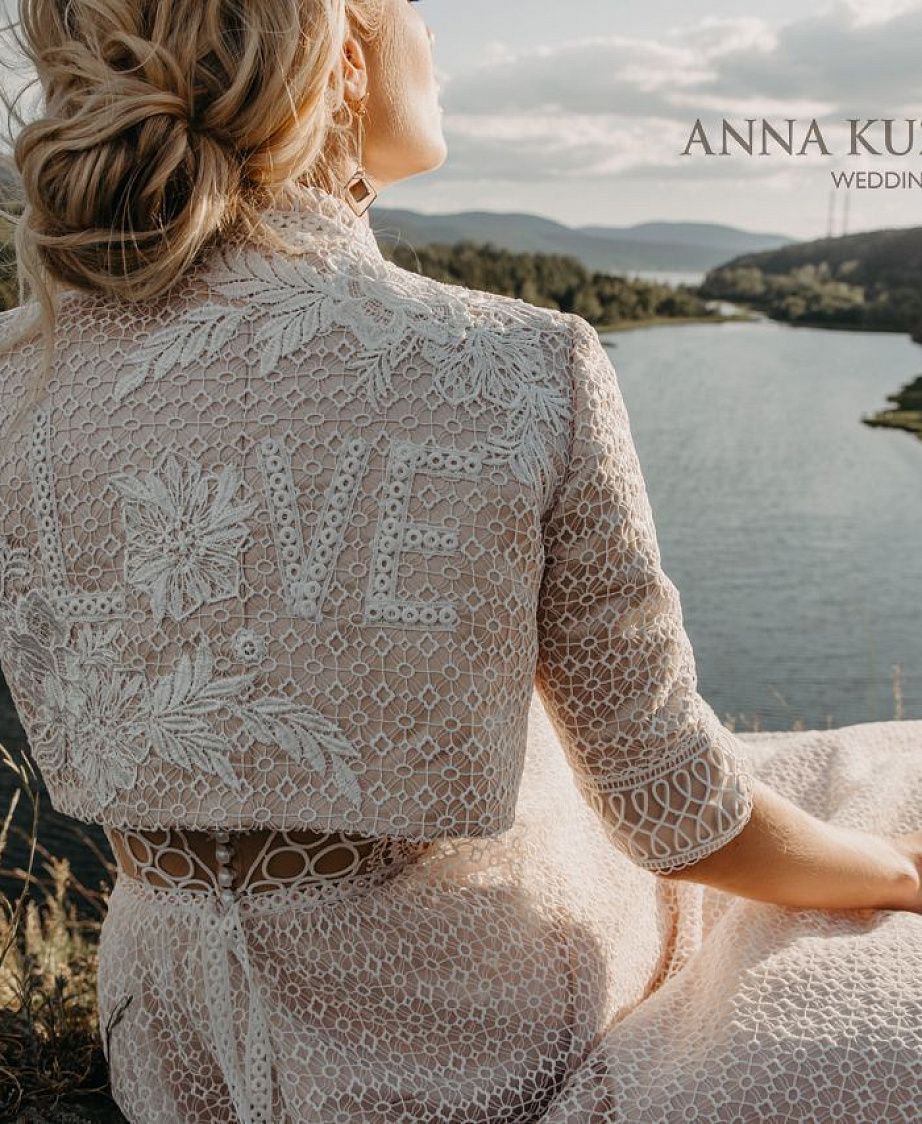 Свадебное платья Анна Кузнецова куртка лав фото