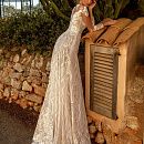 Кружевное свадебное платье-годе фото