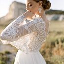Нежное свадебоне платье бохо фото