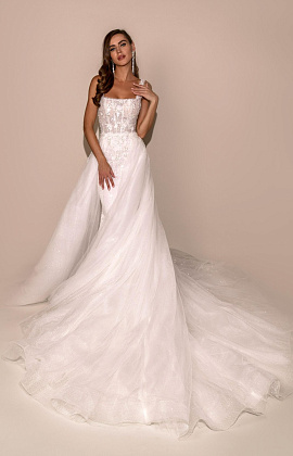 Роскошное свадебное платье русалка-трансформер фото