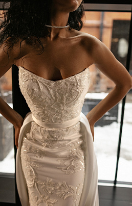 Белое свадебное платье-трансформер фото