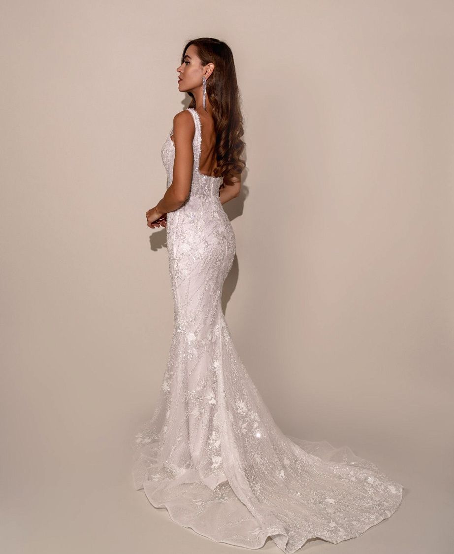 Роскошное свадебное платье русалка-трансформер фото