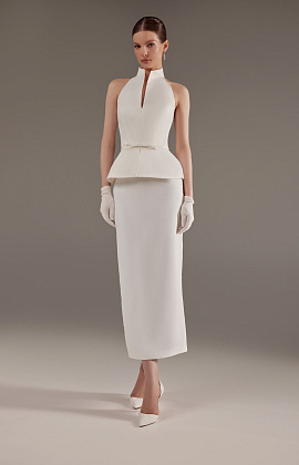 Утонченный комплект из стрейч атласа фото