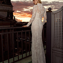 Кружевное свадебное платье русалка со шлейфом фото