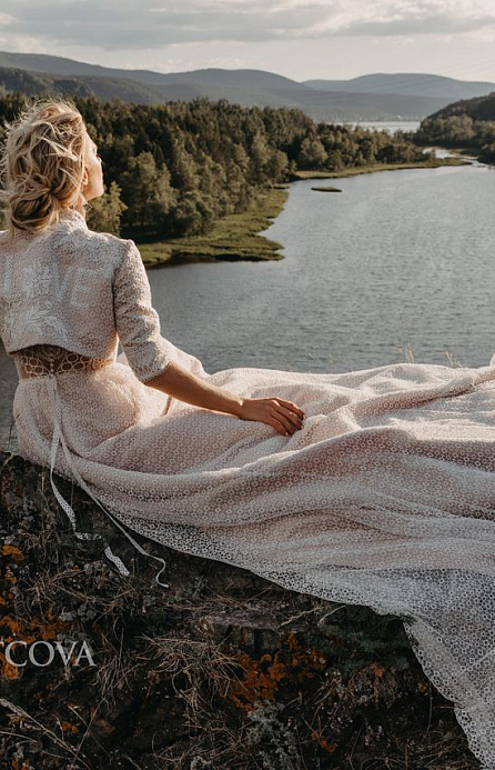 Свадебное платья Анна Кузнецова куртка лав фото