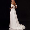 Воздушное свадебное платье из шифона фото