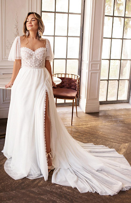 Свадебное платье бохо большого размера