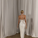 Элегантный свадебный корсет с юбкой из дизайнерской ткани фото