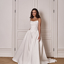 Стильное платье с обвесами из бусин на корсете фото