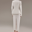 Свадебный костюм из атласа с юбкой-карандаш фото