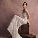 Кружевной комплект расшитый жемчугом фото