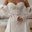 Кружевная русалка с митенками фото