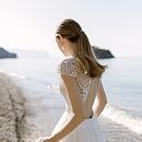 Свадебное платье бохо с открытой спиной фото