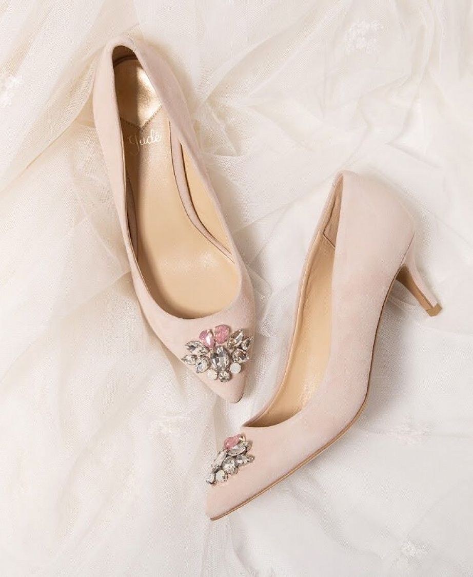 Свадебные замшевые туфли фото