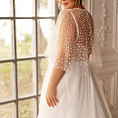 Свадебное платье с корсетом для полных невест фото