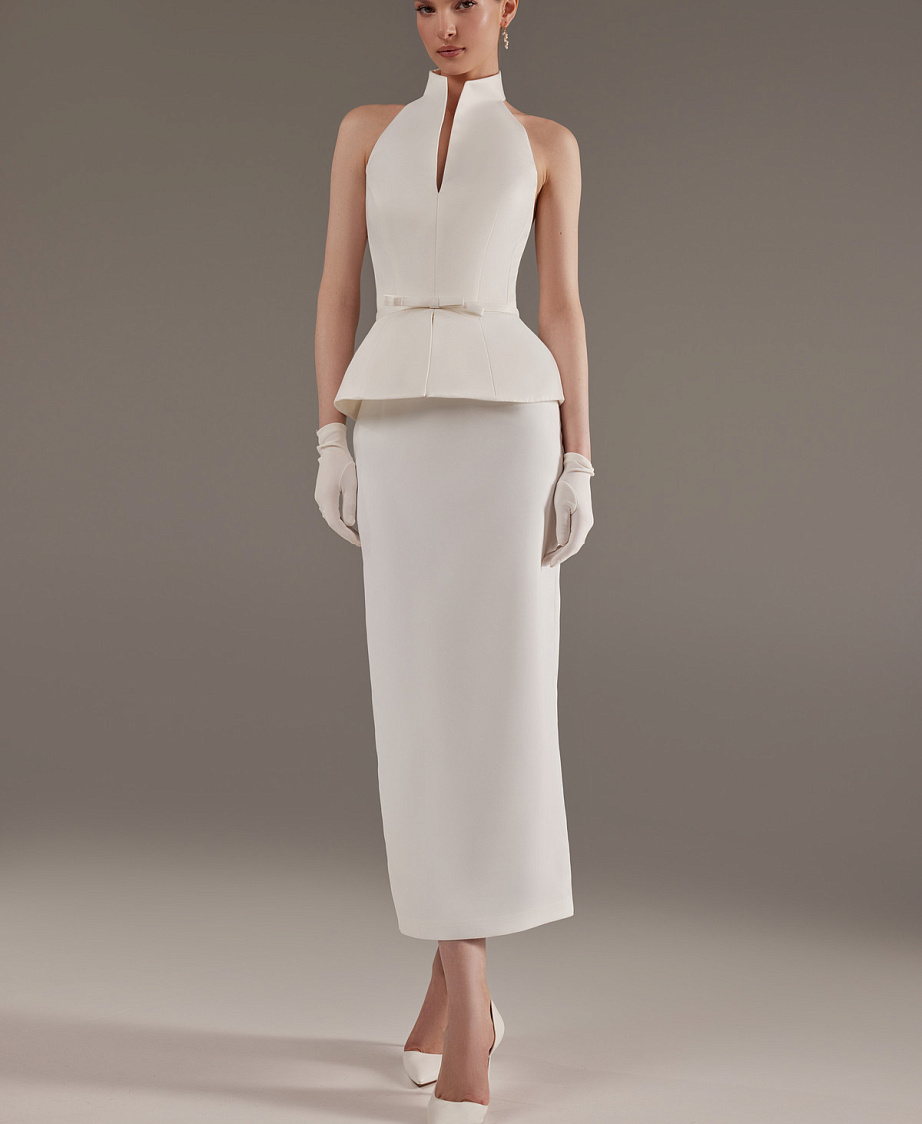 Утонченный комплект из стрейч атласа фото