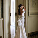 Свадебное платье русалка расшитое бисером фото