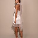 Короткое свадебное платье длины мини фото