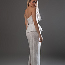 Роскошный комплект расшитый бисером и жемчугом фото