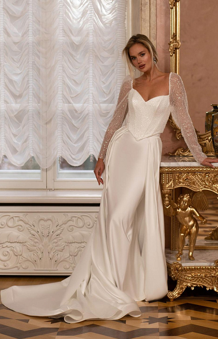 Свадебный комплект из юбки и корсета фото