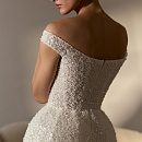 Свадебный мерцающий комплект с корсетом и юбкой фото