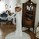 Кружевной свадебный комплект из корсета и юбки фото