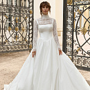 Свадебное платье с кружевным топом фото