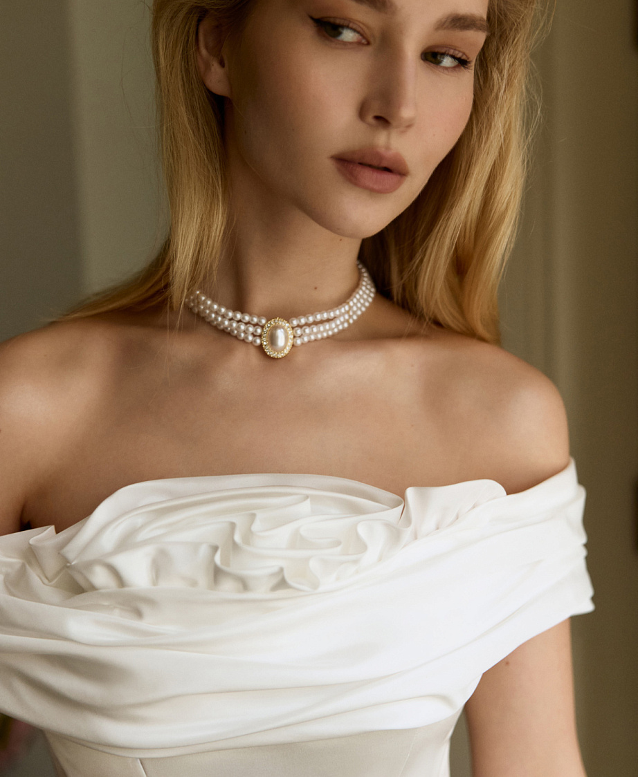 Атласное свадебное платье трансформер фото