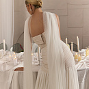 Дизайнерское стильное платье с летящей юбкой фото