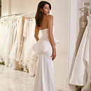 Свадебный комплект с корсетом из плиссированной ткани фото