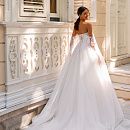 Пышное белое свадебное платье фото
