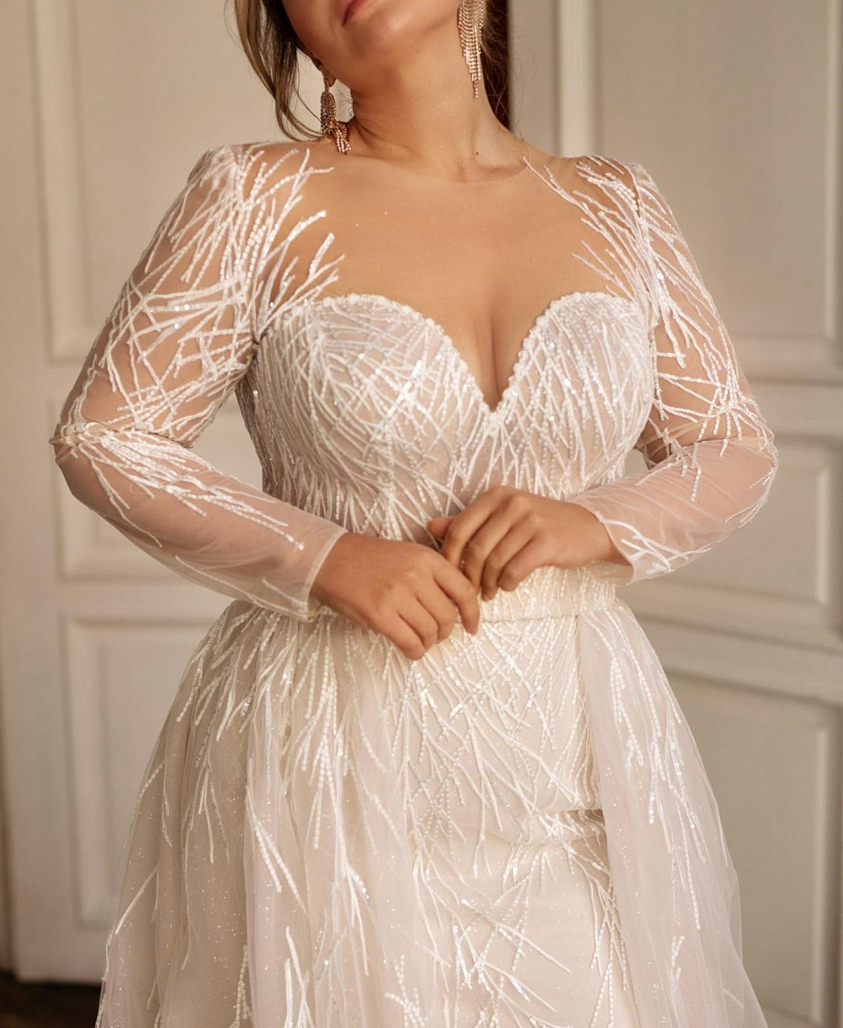 Свадебное платье трансформер большого размера фото