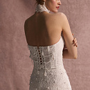 Кружевной комплект расшитый жемчугом фото