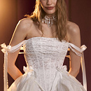 Дизайнерское кружевное платье с фатиновой юбкой фото