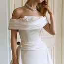 Атласное свадебное платье трансформер фото