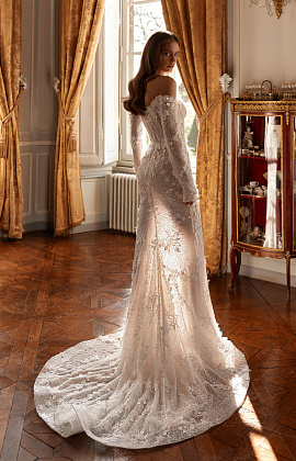 Роскошная русалка с рукавами и открытыми плечами фото