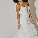 Торжественное свадебное платье из ткани Саншайн фото