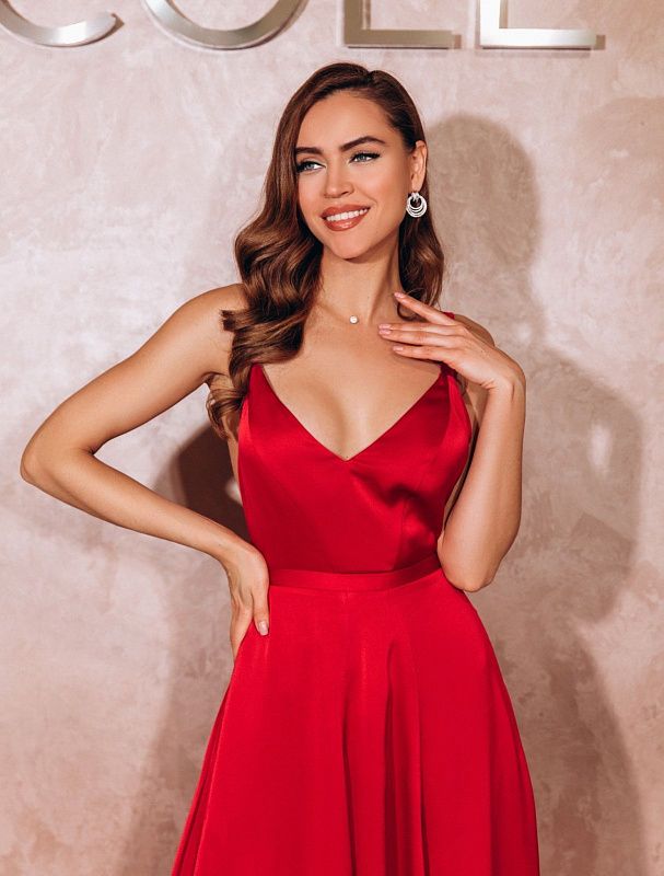 Красное платье Алекс ▻ купить у украинского производителя Maritel\': ціна, фото ()