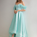 Вечернее платье мятного цвета фото