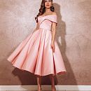Нежно розовое платье на выпускной фото