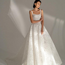 Белое кружевное свадебное платье 2023 фото